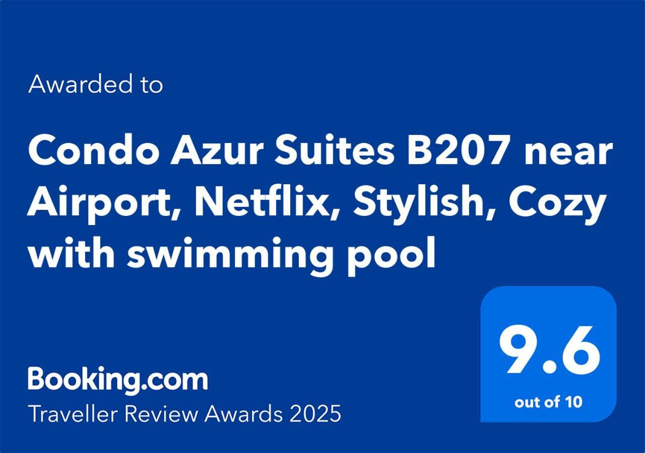 Condo Azur Suites B207 Near Airport, Netflix, Stylish, Cozy With Swimming Pool Lapu-Lapu City Buitenkant foto